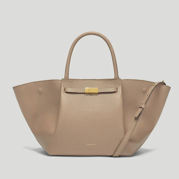 The Midi New York | Dark Sand Small Grain | Demellier | DeMellier