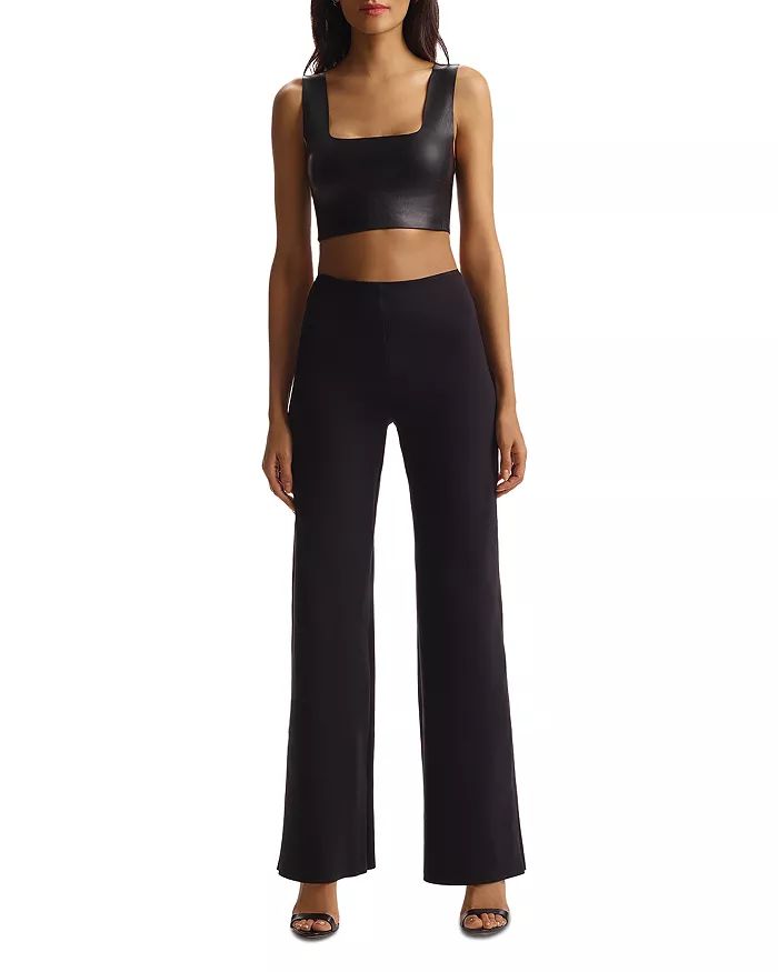 Faux Leather Crop Top | Bloomingdale's (US)