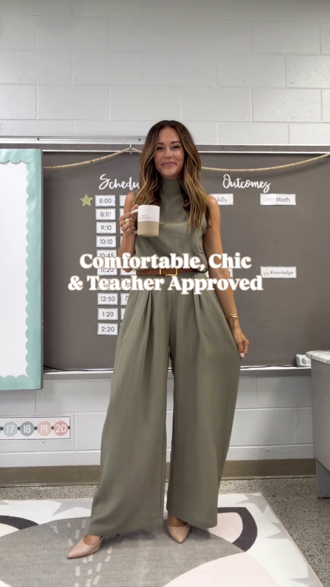 Proof you don’t have to sacrifice comfort to look effortlessly chic 🤎 

This linen set is soft, flattering, tall-girl friendly, and looks way more expensive than it is! I added one of my favorite belts to complete the look. 🤍 I’m 5’7”, 145 lbs, and wearing a medium. It comes in several colors and is under $30 on Amazon! 

Teacher outfit, teacher OOTD, workwear

#LTKSeasonal #LTKootd #LTKWorkwear