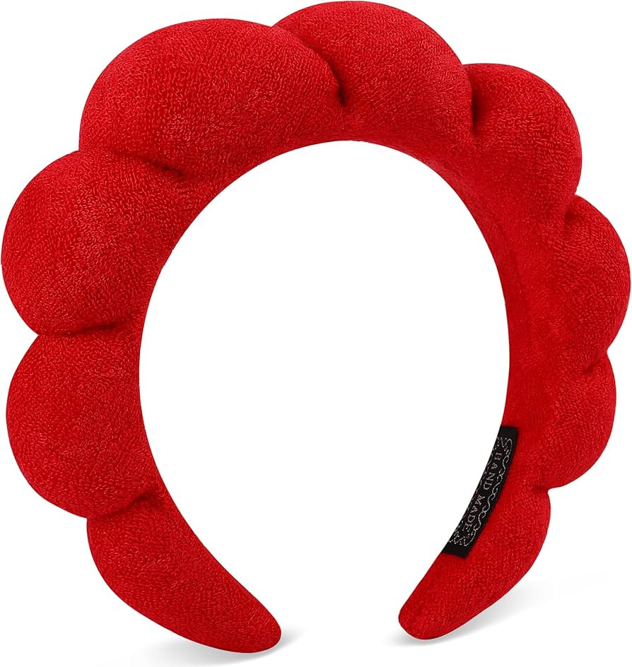 DOMMARE Spa Headband for Women Washing Face Bubble, Skin Care Hairband Makeup Headbands for Teen ... | Amazon (US)