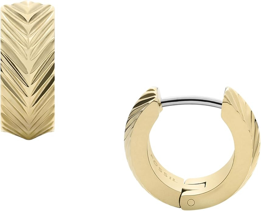 Fossil Women's Stainless Steel Dangle/Drop or Hoop Earrings for Women | Amazon (US)