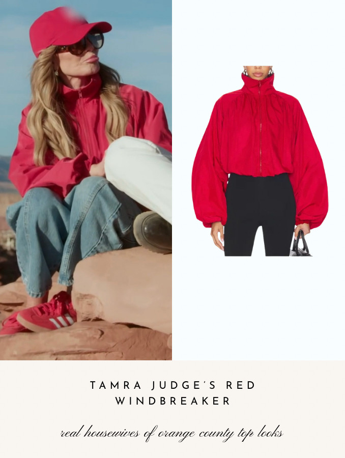 Tamra Judge's Red Windbreaker 

 