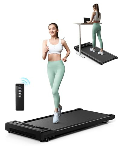 Walking Pad Treadmill Under Desk,Walking Pad for Office Home,265 lbs Capacity Portable Mini Treadmill, 2.5HP 2 in 1 Walking Jogging with Remote Control, LED Display（Black | Amazon (US)