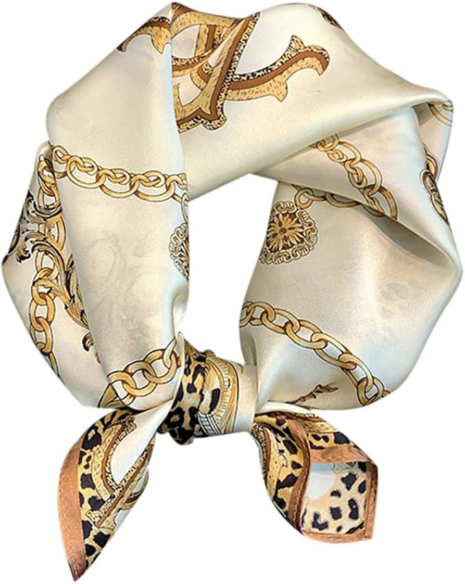 MEISEE Mulberry Silk Scarfs Women Small Square Scarf 21" x 21" Breathable Lightweight Neckerchief... | Amazon (US)