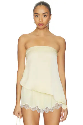 ALL THE WAYS Marcella Strapless Top in Butter Yellow from Revolve.com | Revolve Clothing (Global)