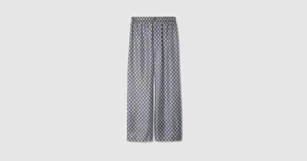 GG silk twill pants | Gucci (US)