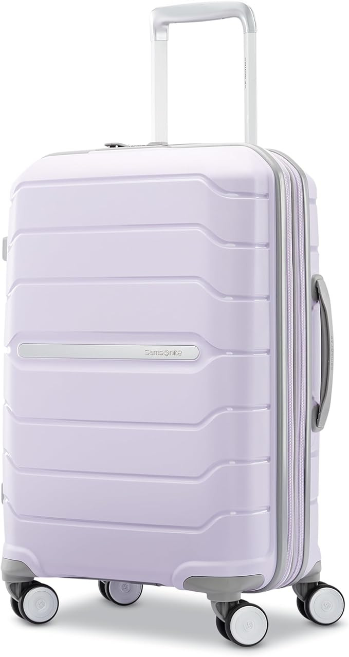 Samsonite Freeform Hardside Carry-On Luggage with Spinner Wheels - Hardshell Suitcase - TSA, Airl... | Amazon (US)