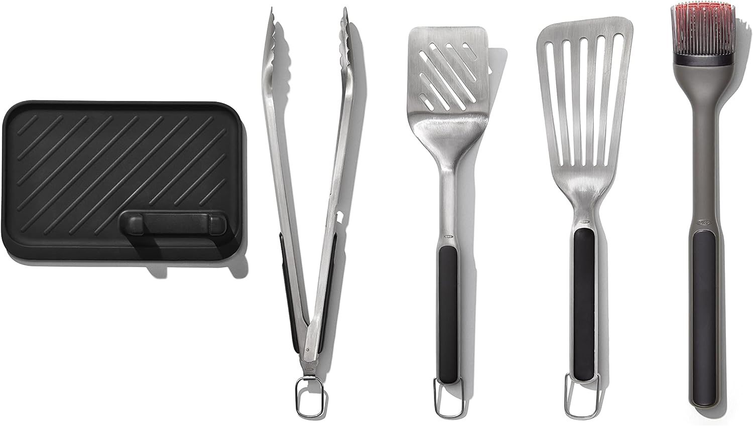 OXO Good Grips Grilling Tools, 5-Piece Set, Black | Amazon (US)