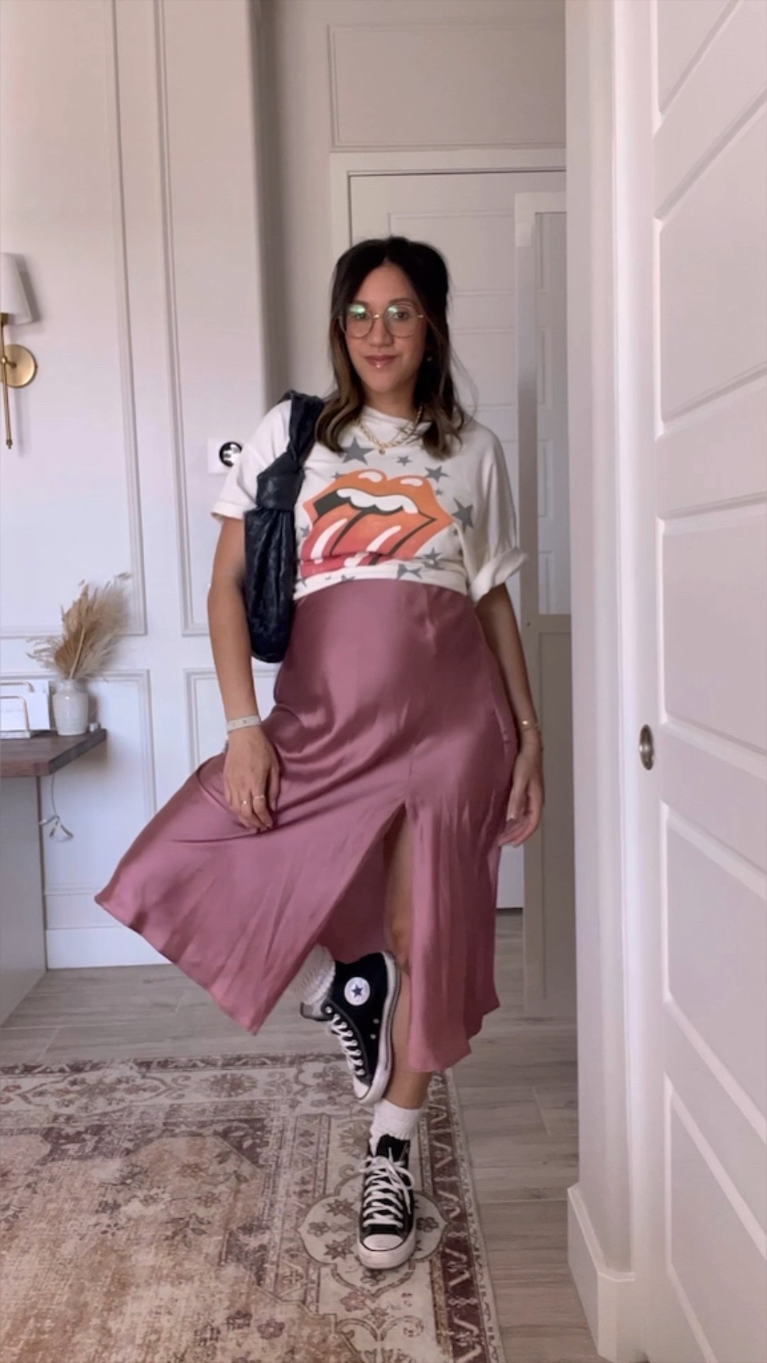 slip dress but make it edgy! 
Dress + shirt: Free People 
But recreate with Urban outfitters and save money!! 

#LTKSale #LTKSeasonal #LTKbump