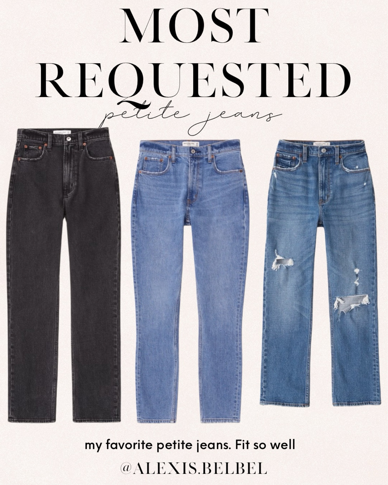 Favorite Abercrombie petite jeans size 24 short 

#LTKFindsUnder50 #LTKFindsUnder100 #LTKSummerSales