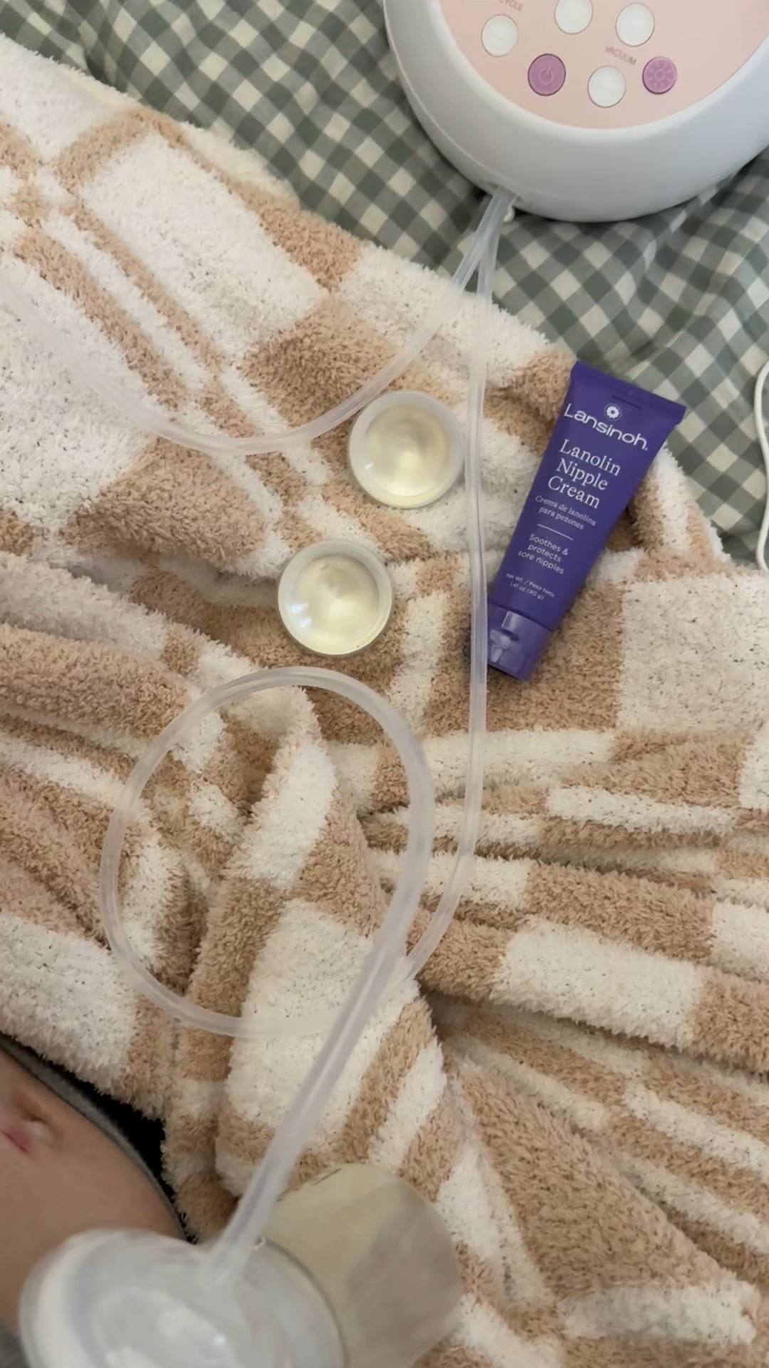 pumping must haves as a second time mom who is exclusively pumping 

silver cups for sore nipples, nipple cream, correct flange size for your pump, and a cozy blanket. 

i use the Spectra S2 pump

#LTKBaby