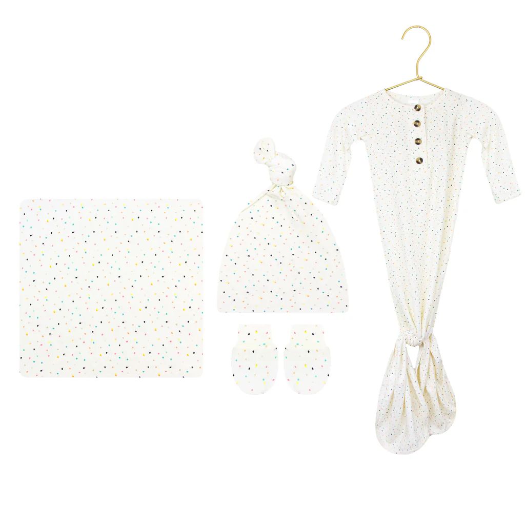 Dottie Newborn Hat Bundle (Gown) | Lou Lou & Company