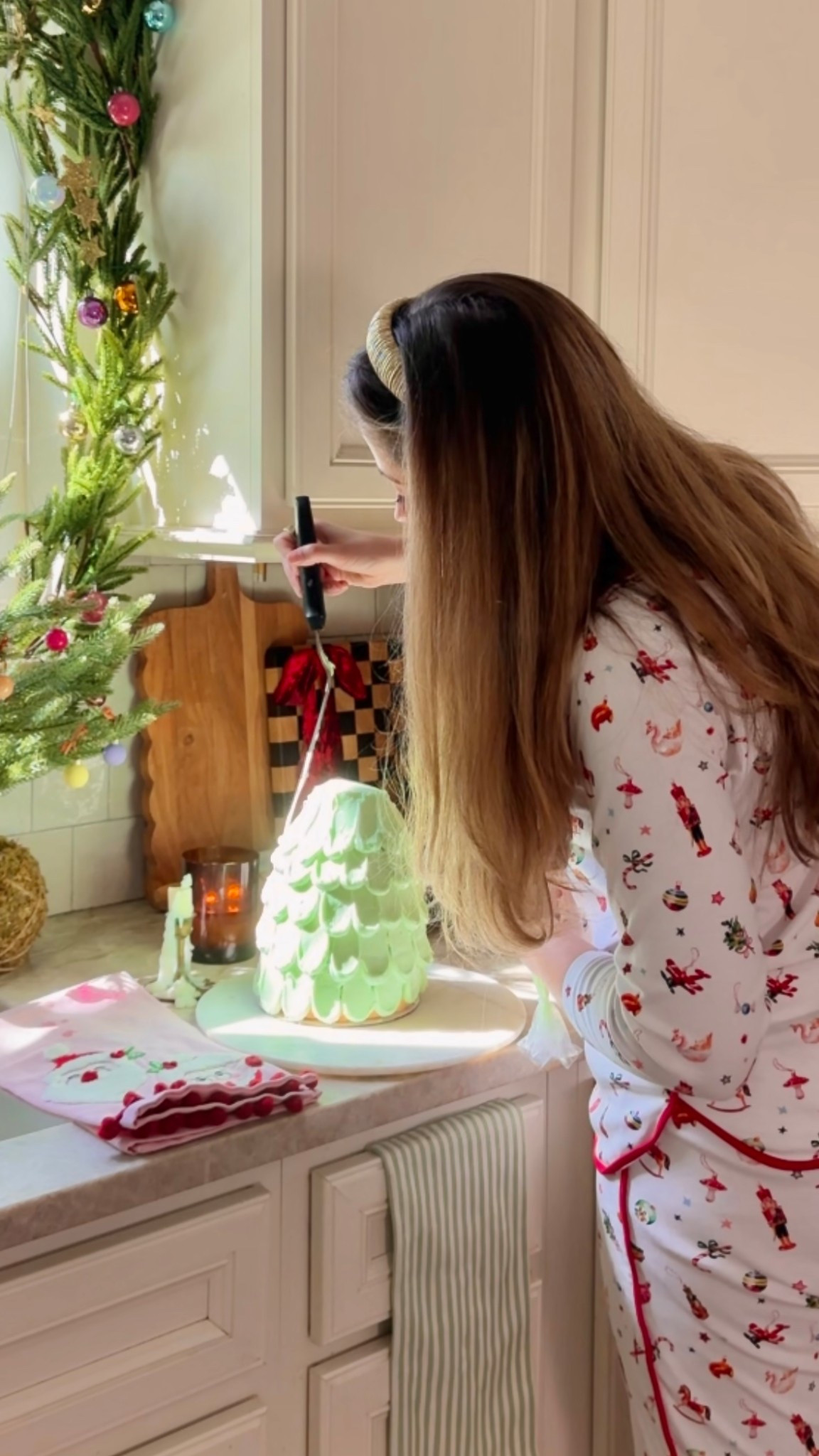 Holiday pjs and cozy baking 

#LTKHoliday #LTKSeasonal