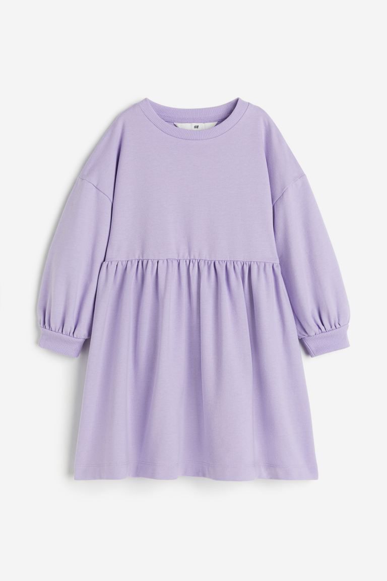 Oversized Sweatshirt Dress - Purple - Kids | H&M US | H&M (US + CA)