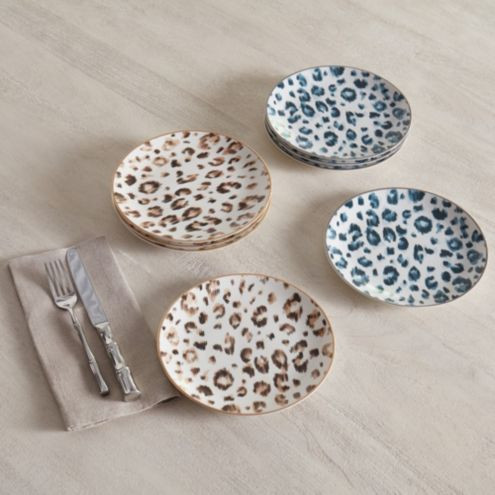 Leopard Accent Plates - Set of 4 | Ballard Designs, Inc.