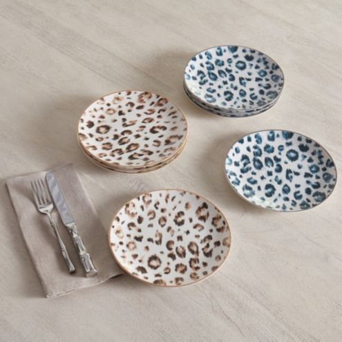 Leopard Accent Plates - Set of 4 | Ballard Designs | Ballard Designs, Inc.