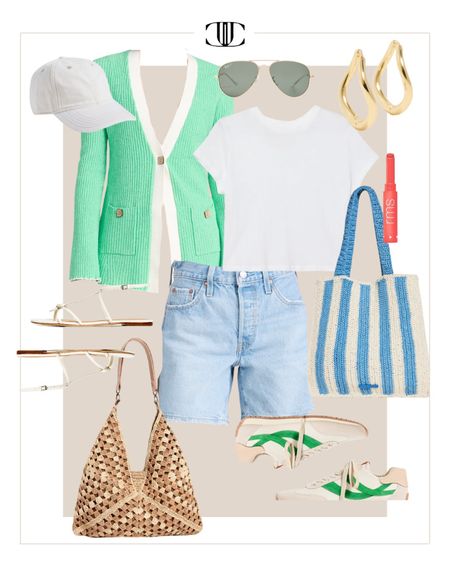One item five different ways!

Denim shorts, cardigan, sandals, aviator sunglasses, baseball cap, white t-shirt, sneakers, summer outfit, casual outfit, easy outfit 

#LTKstyletip #LTKover40 #LTKshoecrush