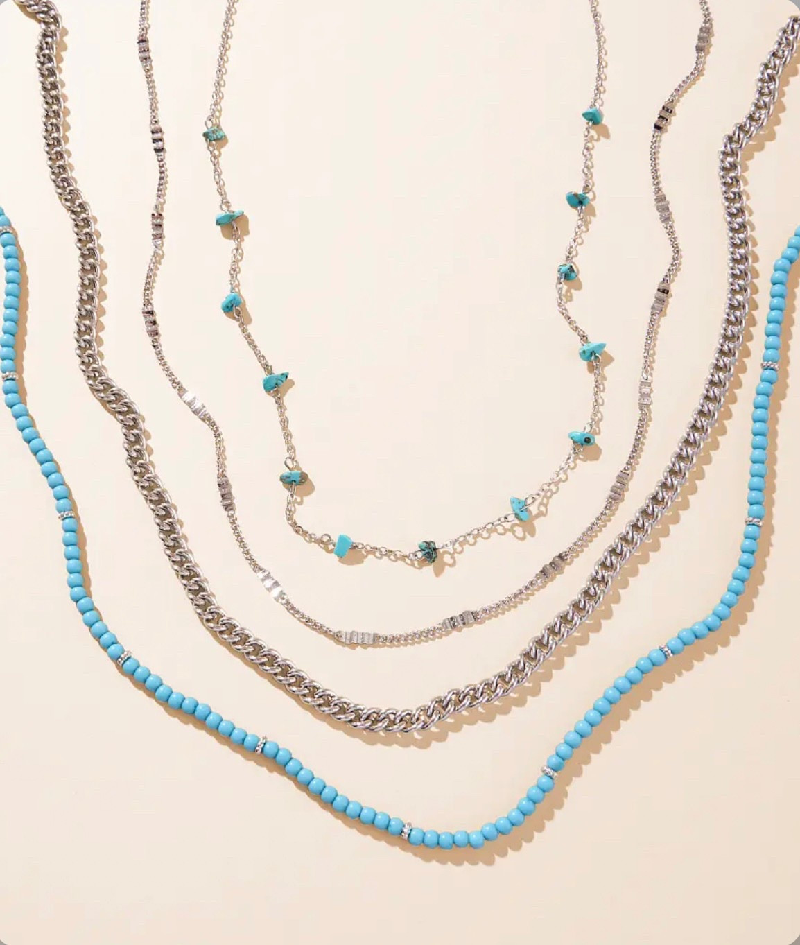 4 Pack Western Necklace Set. Silver Turquoise

#LTKParties #LTKStyleTip #LTKFestival