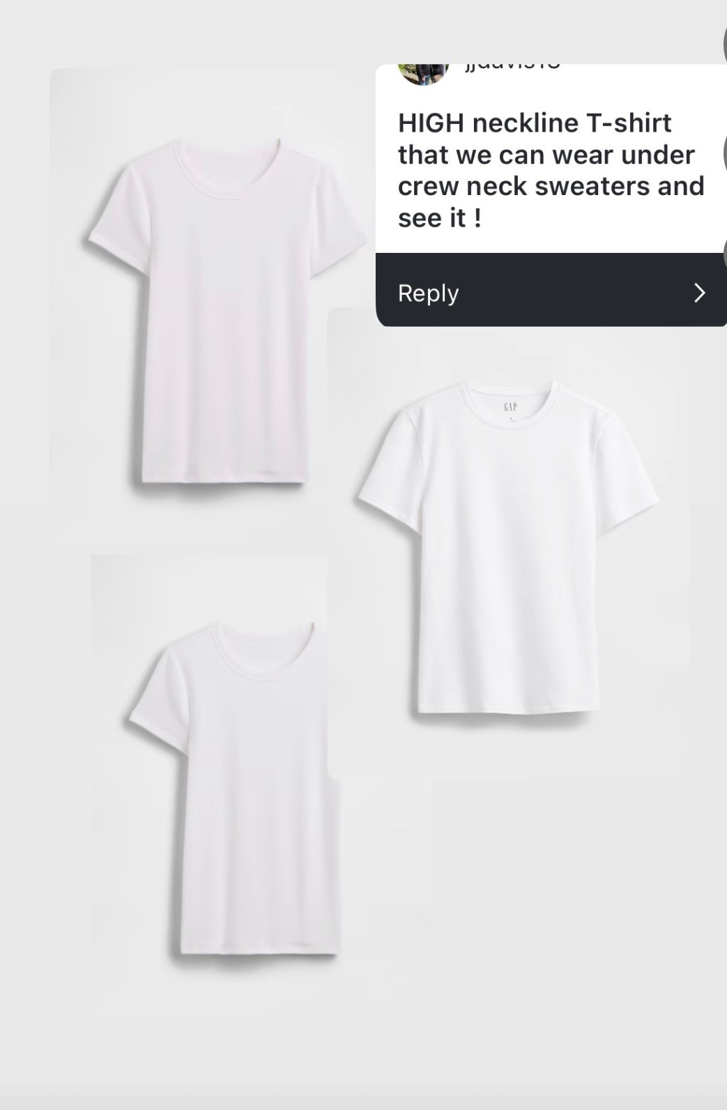 My go-towhite tshirts are from Gap.  They have tons of styles and I love them all 

#LTKgrwm #LTKOver40 #LTKmomlife