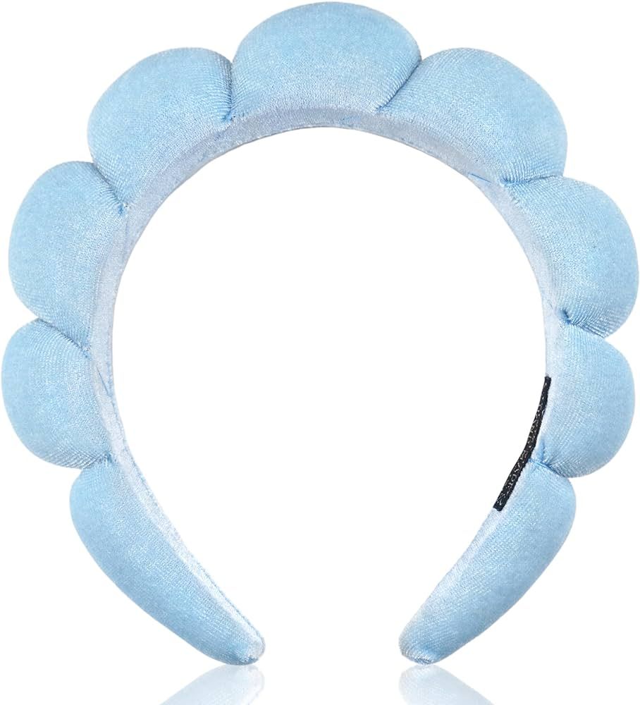 Ayesha Spa Headband for Women Sponge Headband for Washing Face Clouds Soft Hairband Makeup Headba... | Amazon (US)
