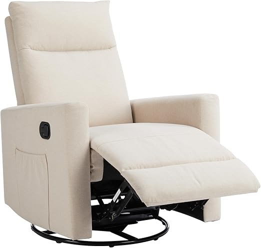 Sweetcrispy Recliner Chair, 360 Swivel Rocker Chair for Adults, Glider Rocker Recliners, Nursery ... | Amazon (US)