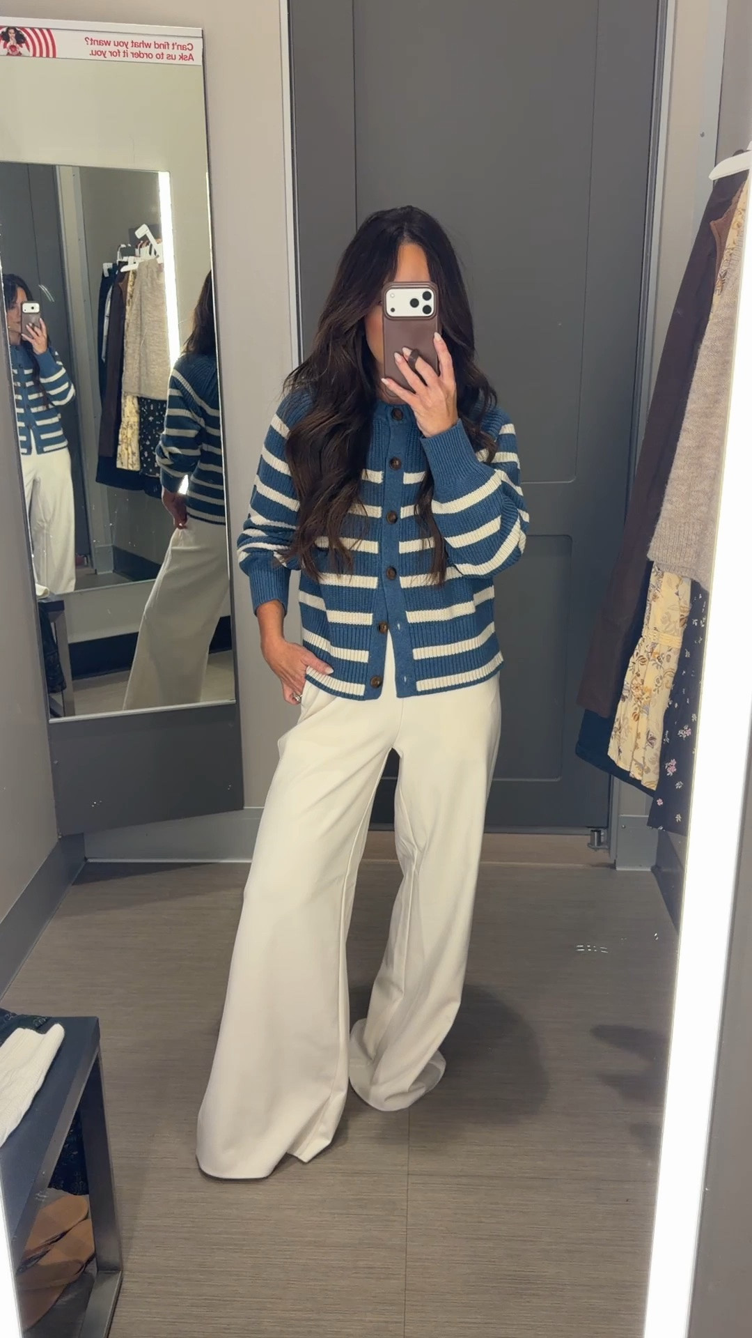 Target is making fall basics way too easy 🙌 This 100% cotton cardigan is such a good layering piece, and these pants give that elevated Aritzia-style look for less. I sized up to a medium in the cardigan for a slightly relaxed fit and I’m wearing an XS in the pants.

Target fall outfit, Target cardigan, 100% cotton cardigan, Aritzia lookalike pants, Target pants, affordable fall fashion, elevated basics, neutral fall outfit, petite friendly outfit, women’s fall style, Target finds, fall workwear outfit

#LTKootd #LTKSeasonal #LTKSaleAlert