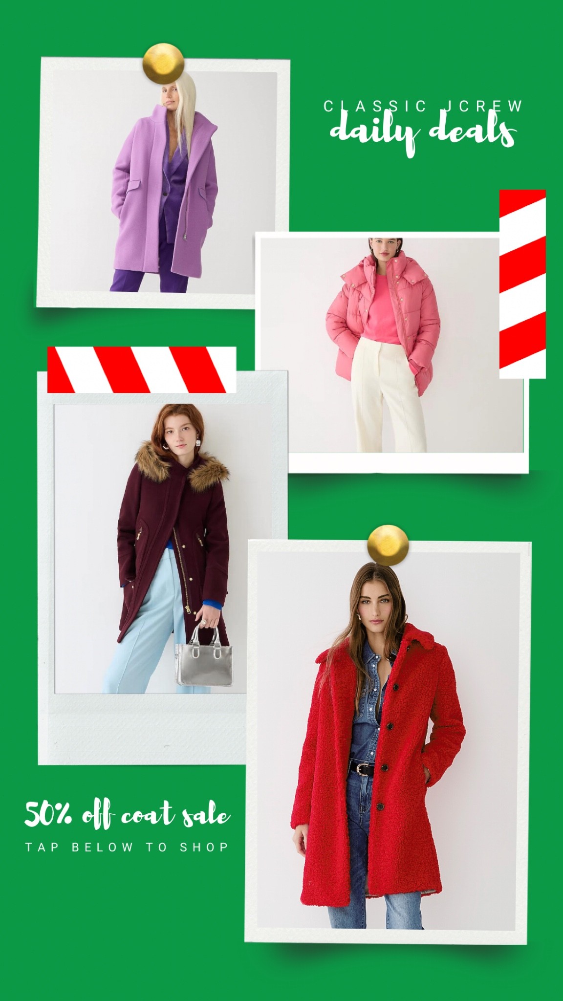 50% off select outerwear at @jcrew


#LTKHoliday #LTKsalealert #LTKstyletip