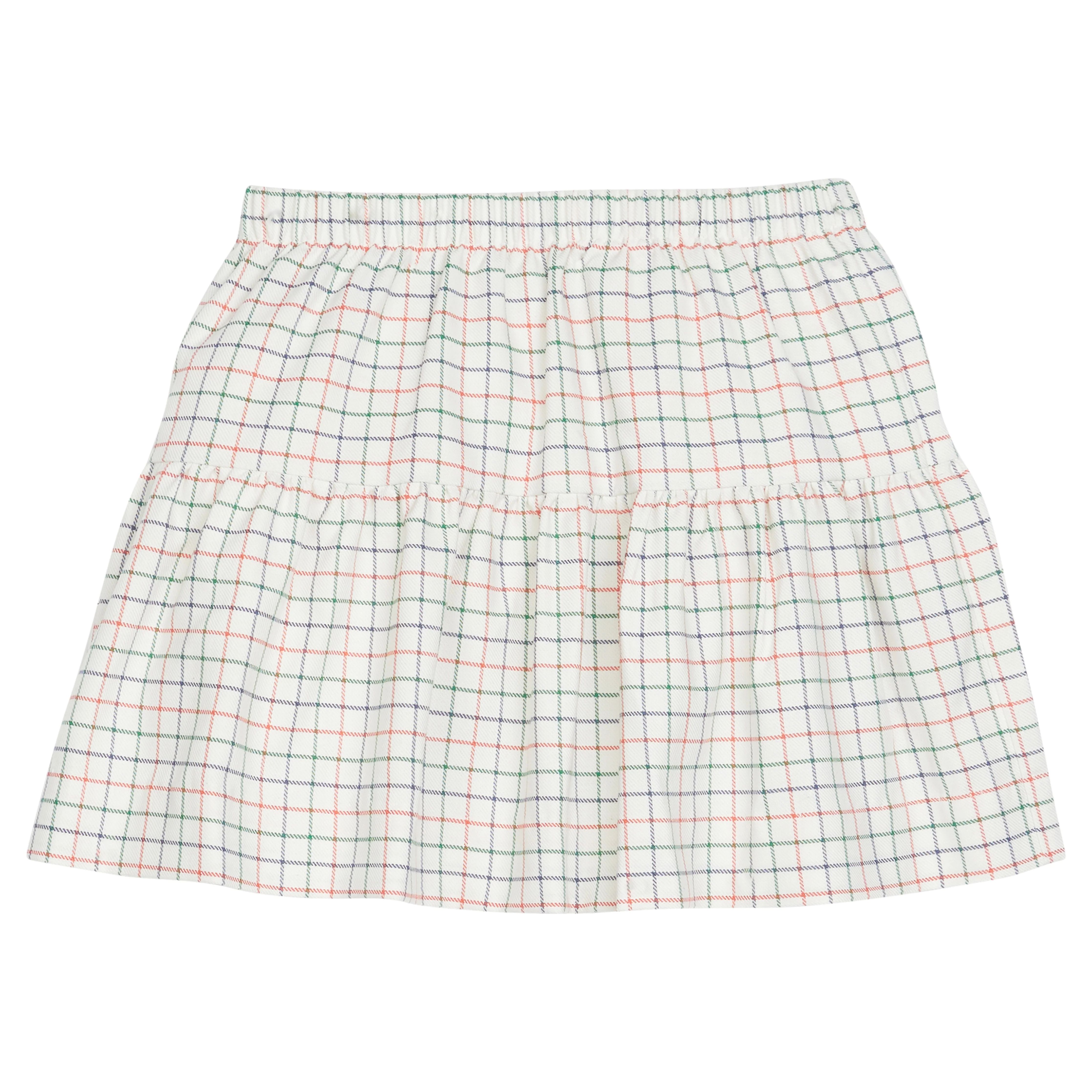 Hunter Tattersall Skirt - Girl's Cute Plaid Clothing | Little English