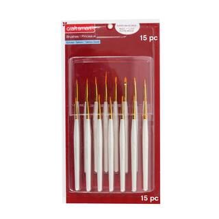 Golden Taklon Super Value Mini Paintbrush Pack By Craft Smart® | Michaels Stores