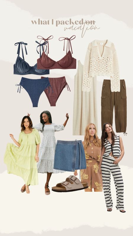Summer vacation outfit ideas ☀️ 

#LTKSeasonal #LTKswim #LTKtravel