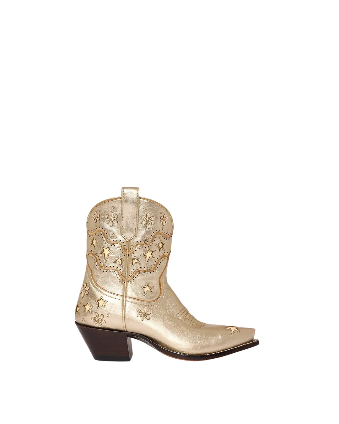 Wylie Metallic Gold | Luxury Women's Fashion Cowboy Boots | Miron Crosby | Miron Crosby