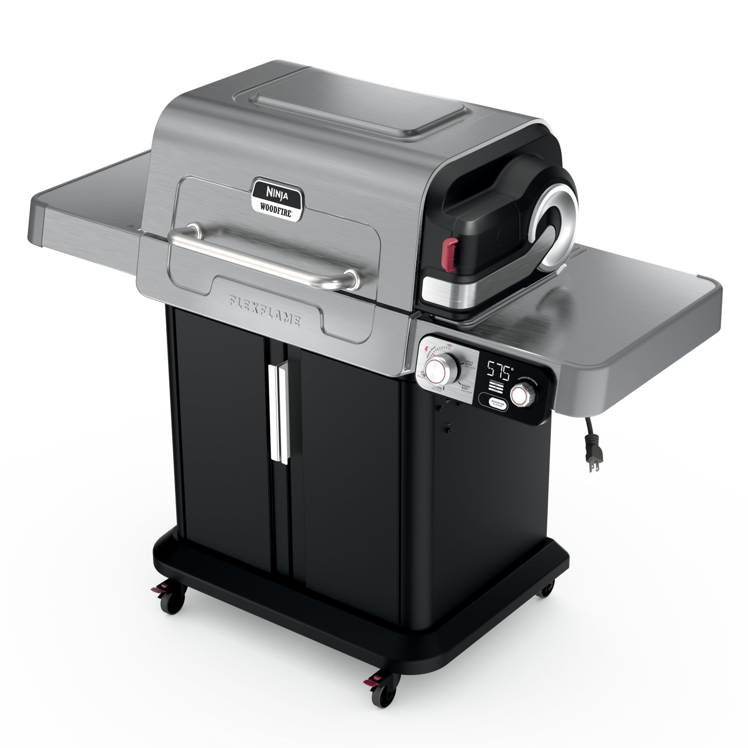 Ninja FlexFlame, Grill and Smoker, Electric and Propane Grill, Roaster, BBQ Grill, 5-in-1 Cooking... | Amazon (US)