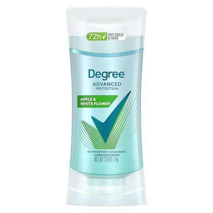 Degree Advanced Protection Antiperspirant Deodorant White Flowers & Lychee for 72-Hour Sweat & Od... | Amazon (US)
