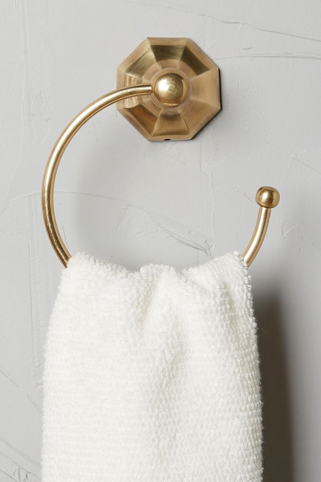 Brass Circlet Towel Ring | Anthropologie (US)
