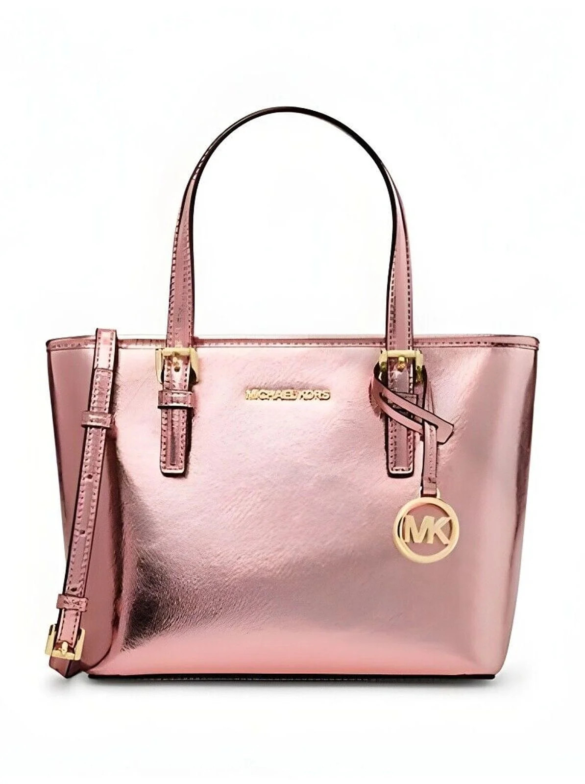 Michael Kors Womens Jet Set Travel Extra-Small Logo Top-Zip Tote Bag 35H3GTVT0M-primr | Walmart (US)