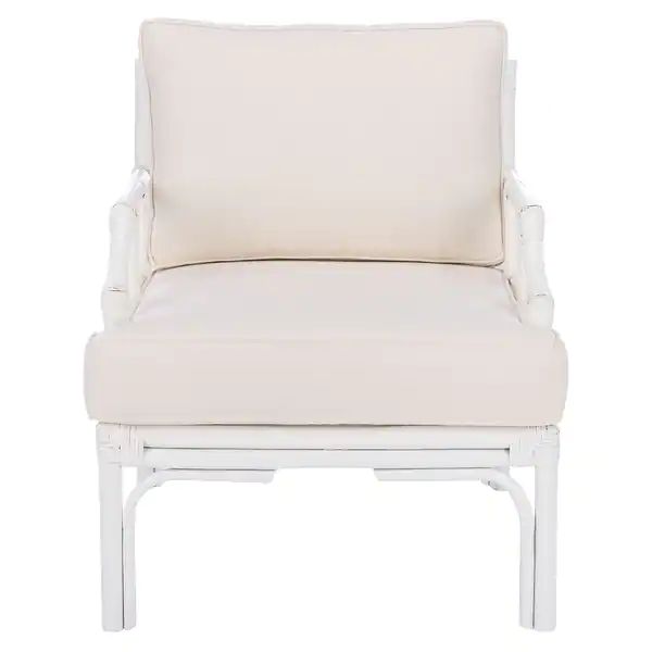 SAFAVIEH Kazumi Rattan Accent Chair - 27.6" W x 31.5" L x 31.5" H | Bed Bath & Beyond