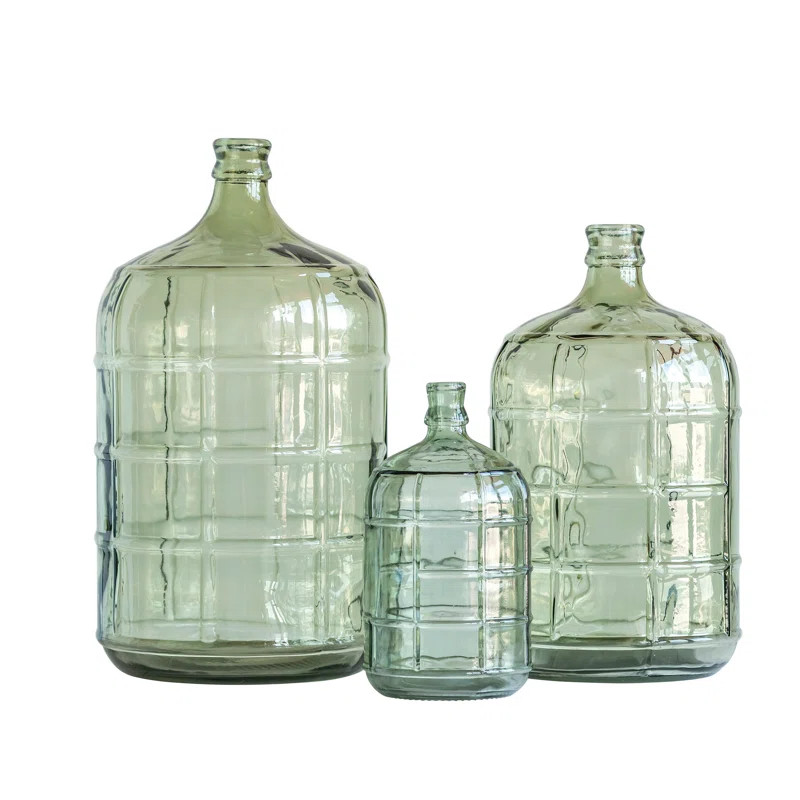 Green Glass Decorative Bottles | Wayfair North America