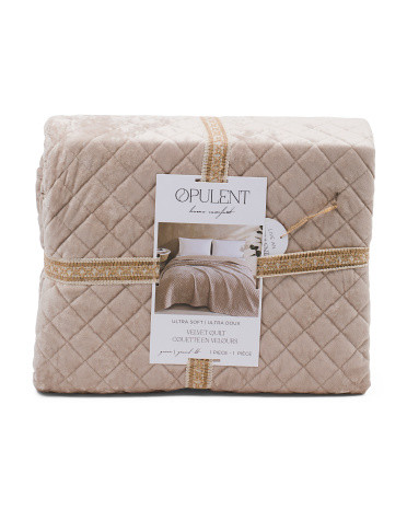 Velvet Luxury Quilt | TJ Maxx