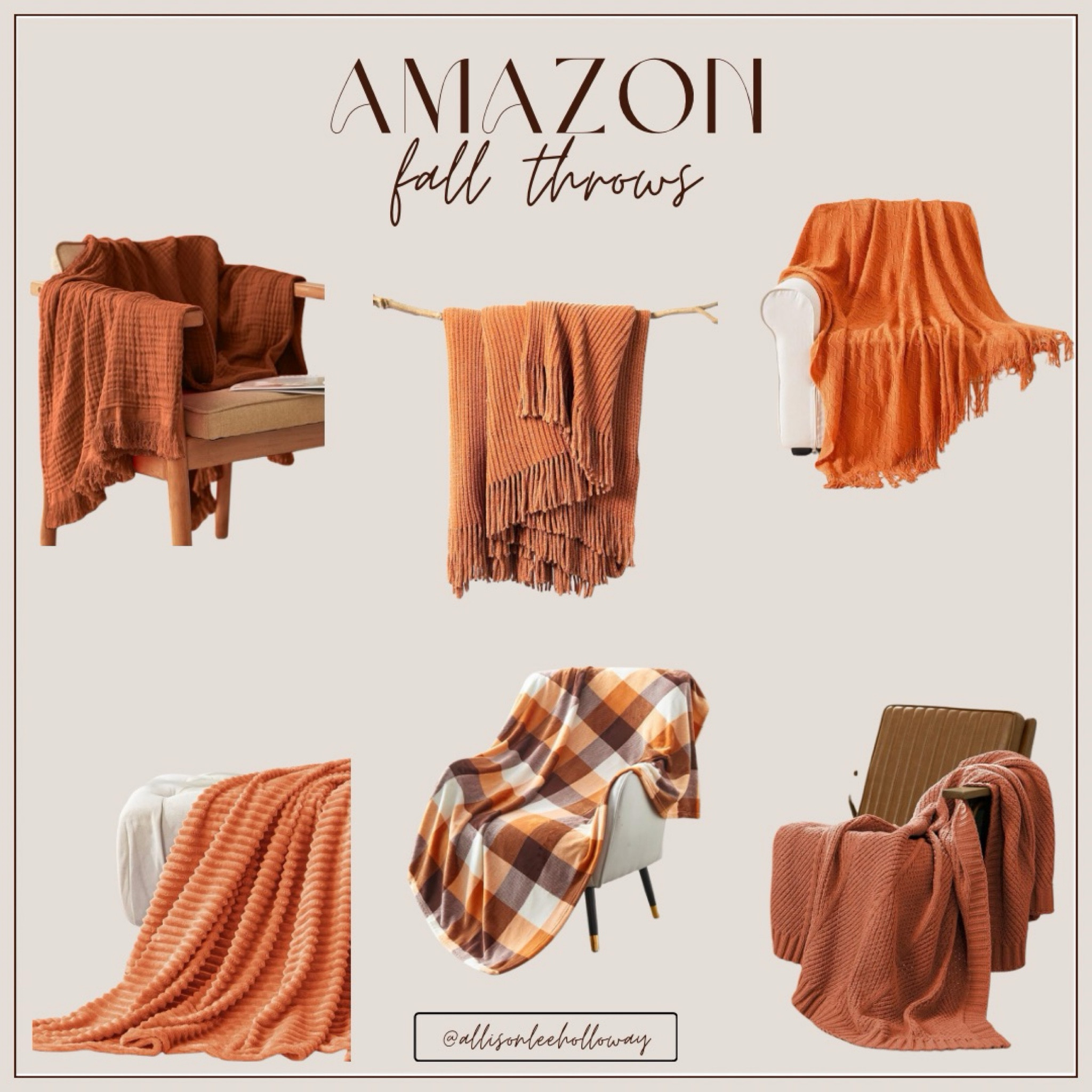 Fall throws!! I’m OBSESSED! 🧡

#LTKFindsUnder50 #LTKSeasonal #LTKSaleAlert