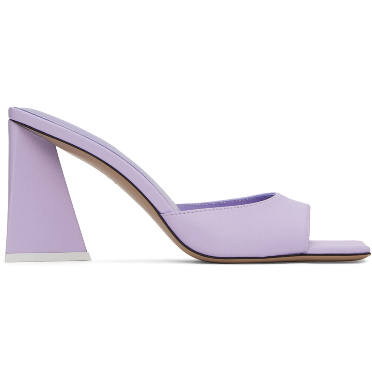The Attico Purple Mini Devon Mules | SSENSE