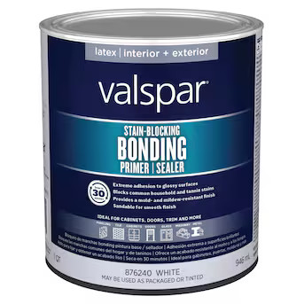 Valspar Interior/Exterior Bonding Water-based Wall and Ceiling Primer (1-quart) | Lowe's