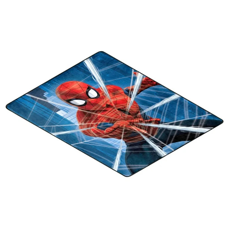 Spider-Man Silk Touch Throw Blanket, "Web City Blues", 40x50, 1 each | Walmart (US)