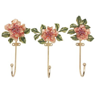 Vintage Flower Shaped Decorative Wall Hooks Rack Hangers For Hanging Clothes Coa | eBay US