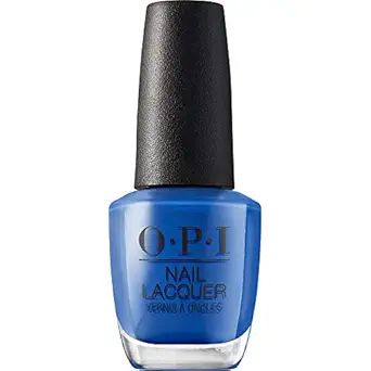 OPI Nail Lacquer, Tile Art to Warm Your Heart, Blue Nail Polish, Lisbon Collection, 0.5 fl oz | Amazon (US)