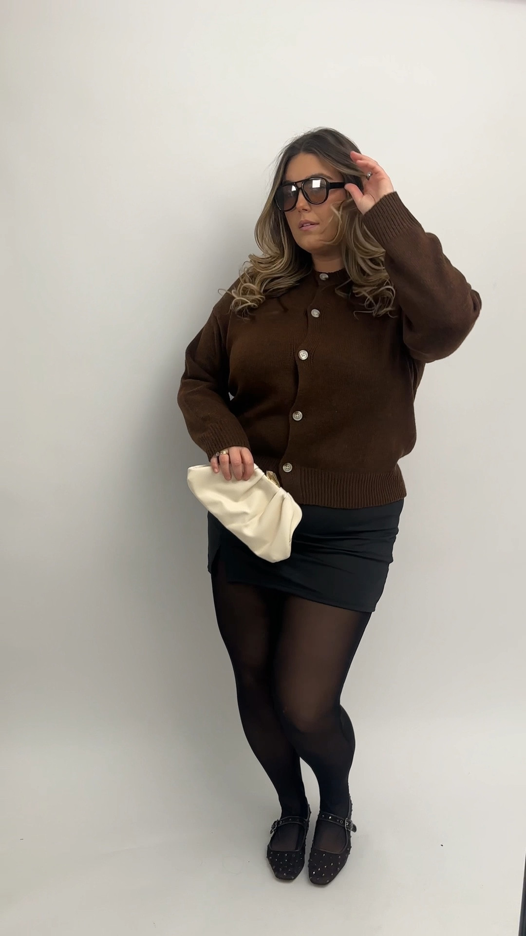 XXL sweater. 3X skirt. Styling my outfit for wintertime !!

#LTKootd #LTKPlusSize #LTKHoliday