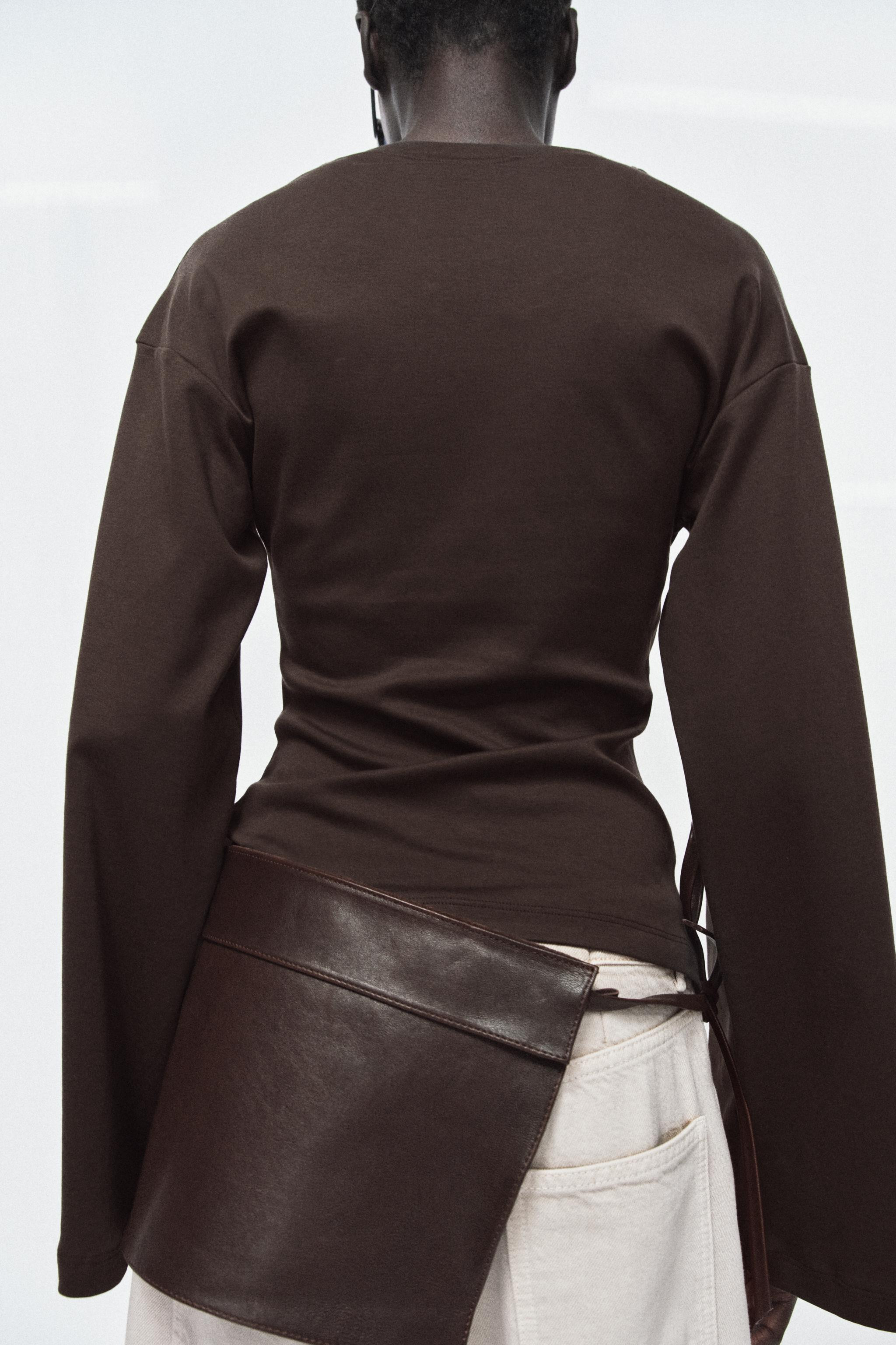 100% LEATHER SKIRT BELT | Zara UK