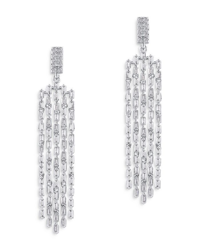 Diamond Fringe Drop Earrings in 14K White Gold, 2.0 ct. t.w. - 100% Exclusive | Bloomingdale's (US)