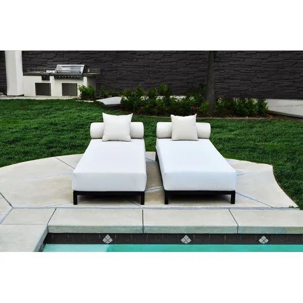 SOLIS Volantes Outdoor Chaise Lounge Chair with Cushions | Bed Bath & Beyond