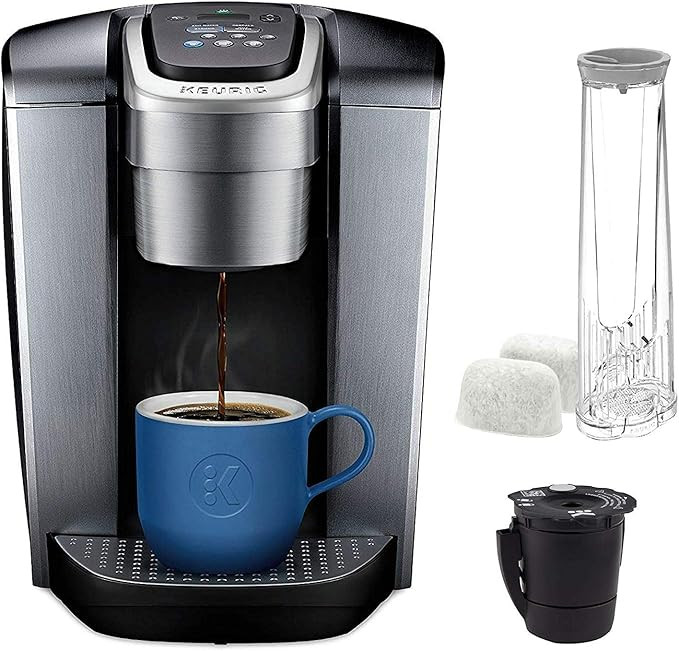 Keurig C K-Elite Maker, Single Serve K-Cup Pod Brewer, With Iced Coffee Capability, Brushed Silve... | Amazon (US)