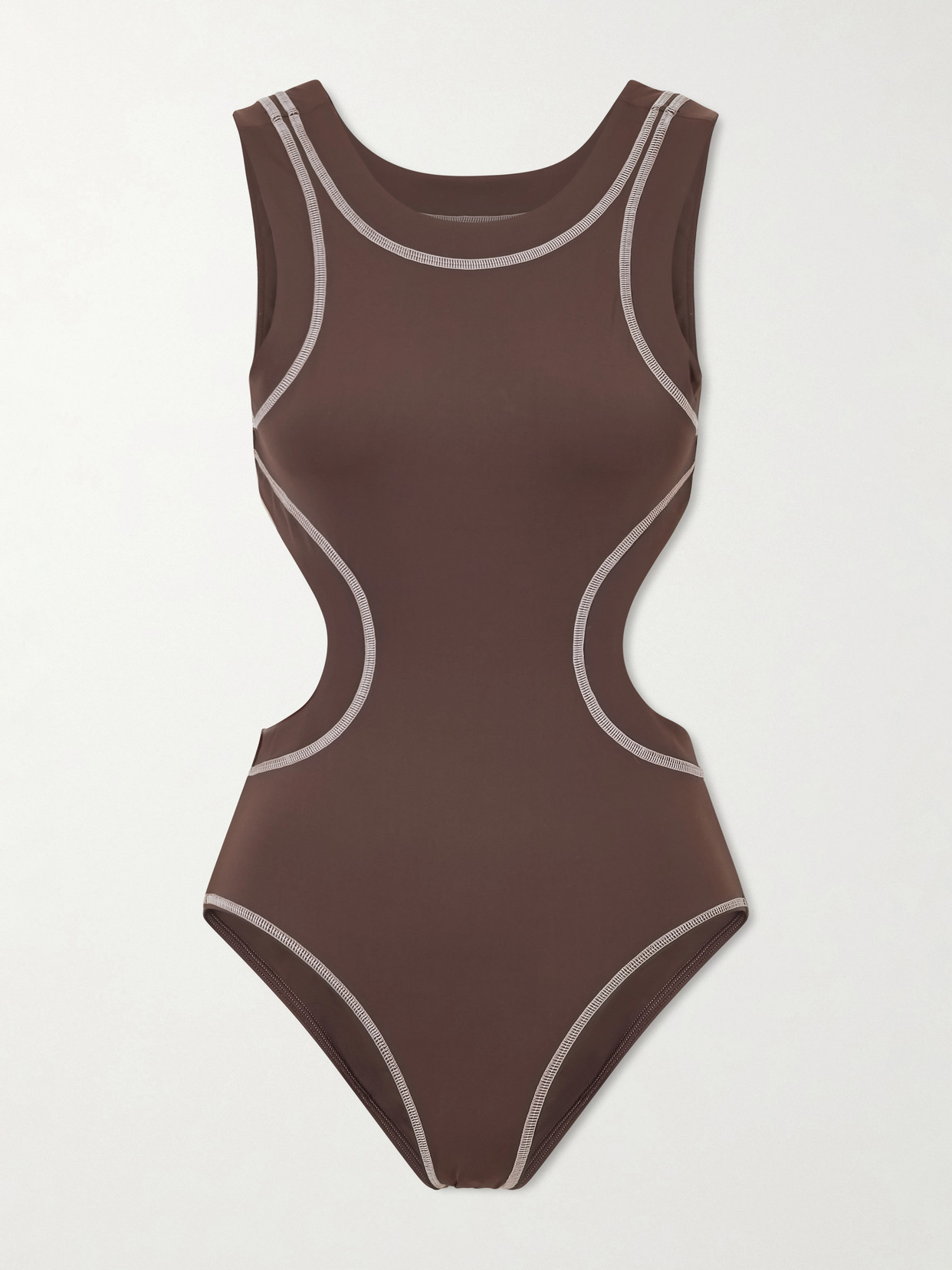 STAUD - Dolce One Piece - Brown | NET-A-PORTER (US)